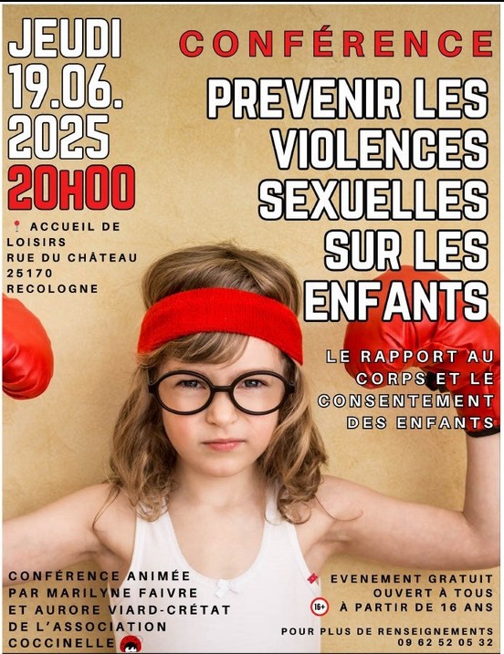 conférence prévenir les violences sexuelles sur les enfants