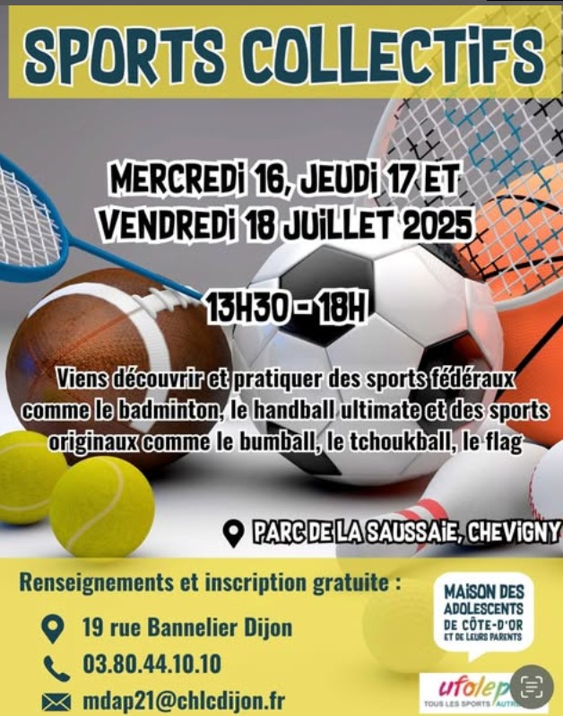 sports collectifs adolescents