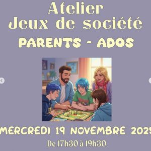 atelier jeux parents ados