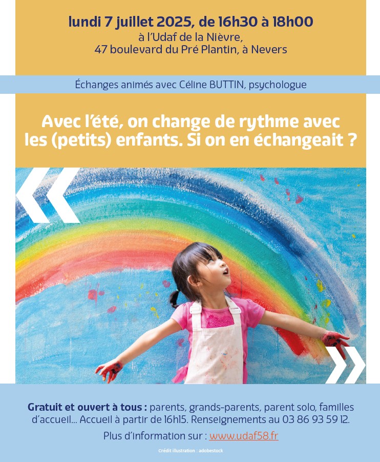 Rythmes de l'enfant soirée parents