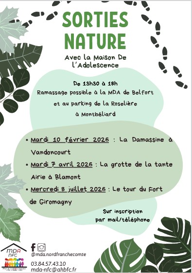 sorties nature ados