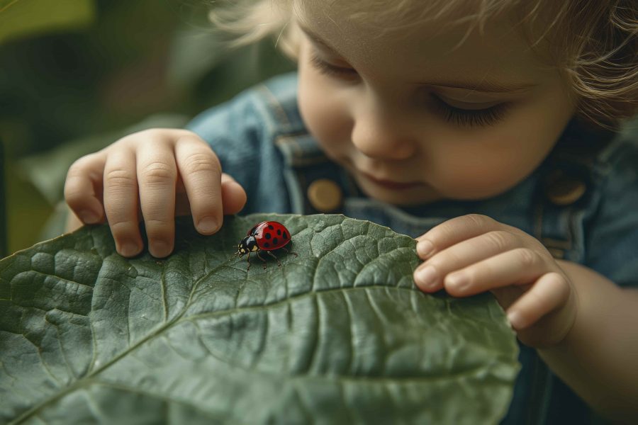 exposition des enfants à la nature