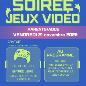 soirée jeux vidéos parents ados