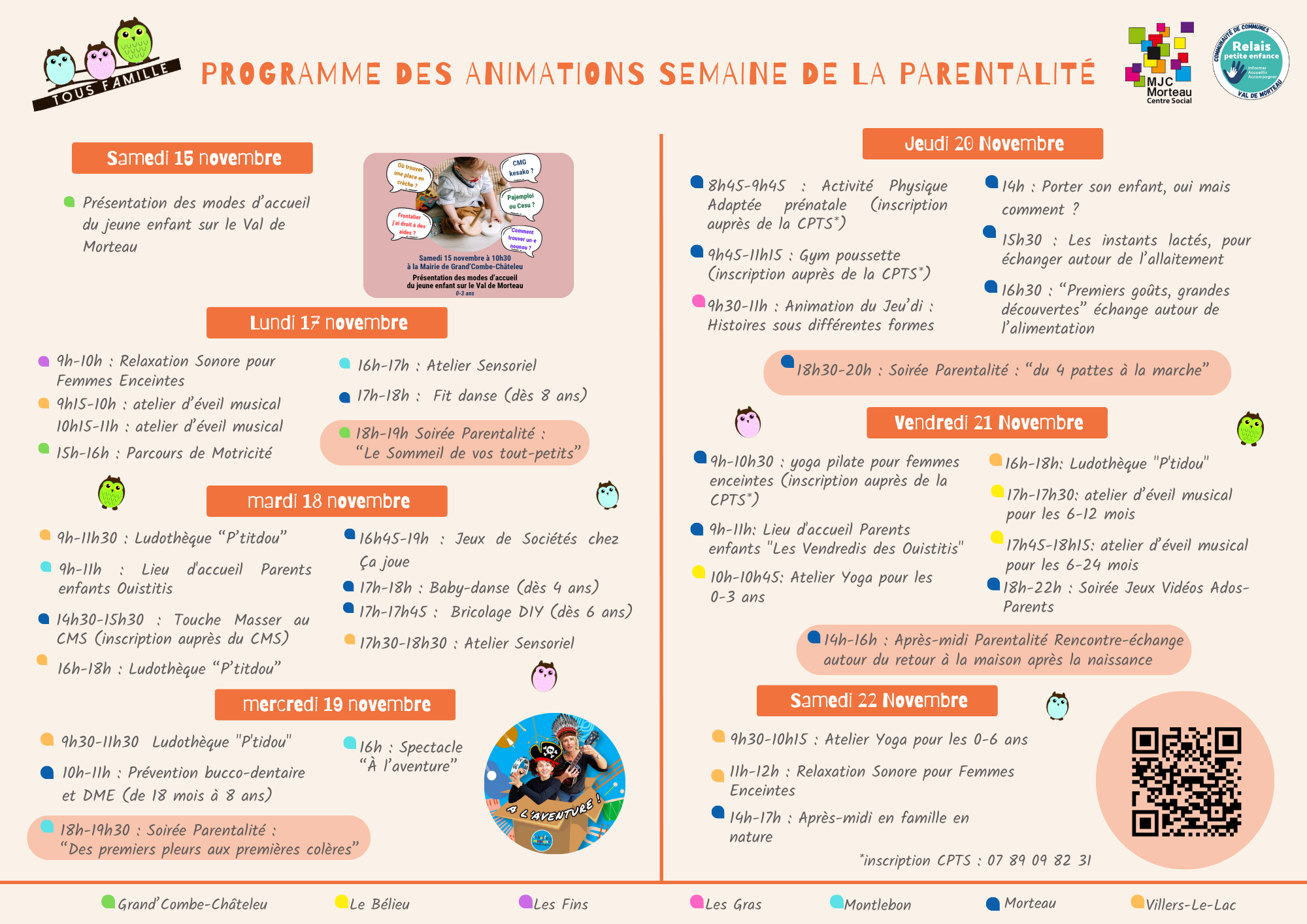 tous famille semaine de la parentalité