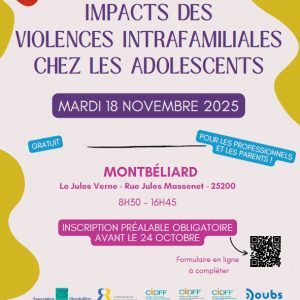 colloque impacts des violences intrafamiliales chez les ados
