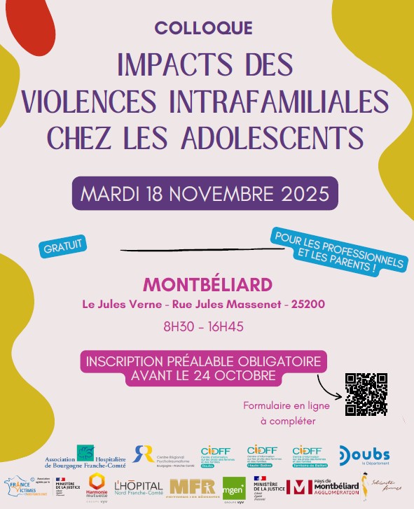 colloque impacts des violences intrafamiliales chez les ados