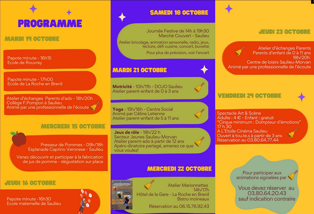 programme family days saulieu