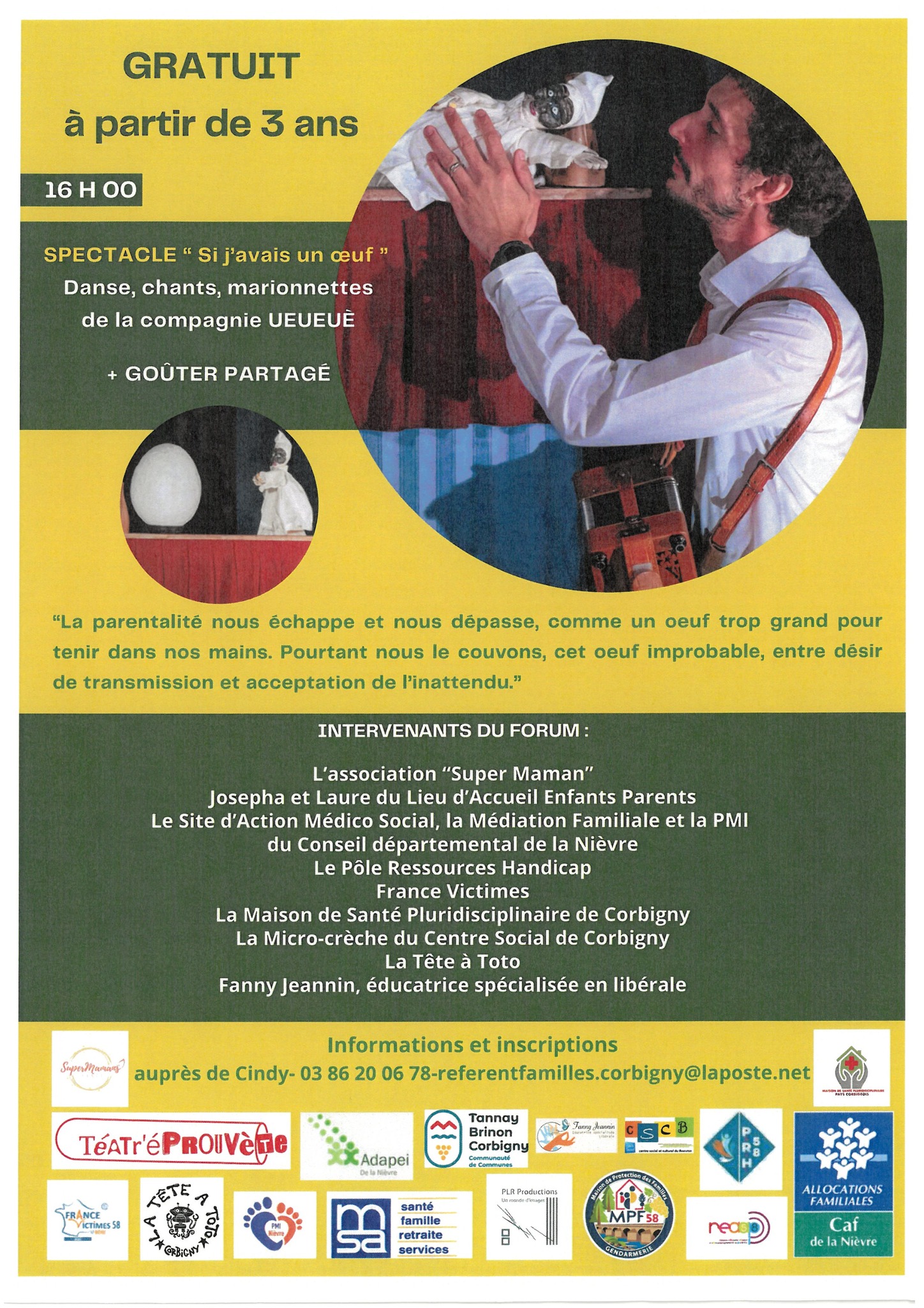 spectacle enfants corbigny