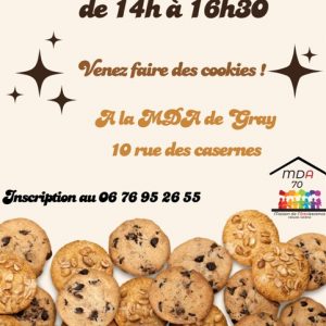 atelier cookies ados Gray