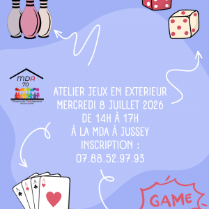 atelier jeux extérieur maison des ados