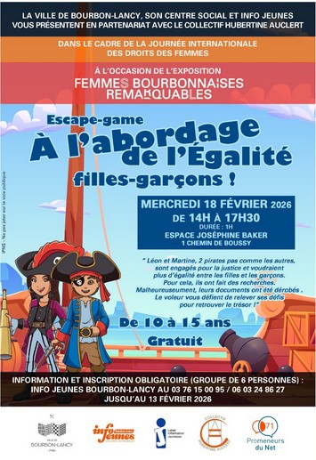 escape game égalité filles garçons