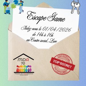 escape game maison des ados