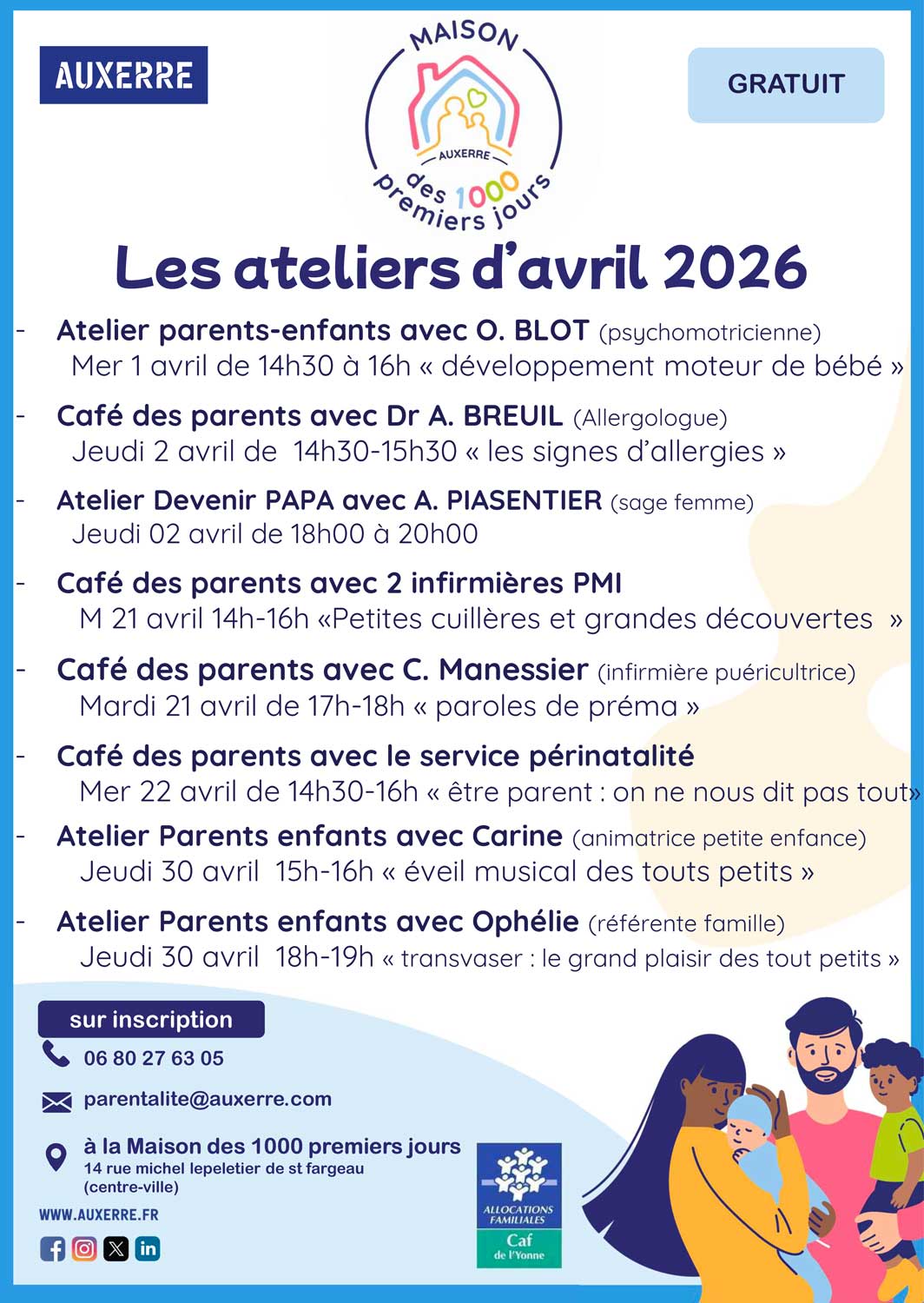 café des parents auxerre