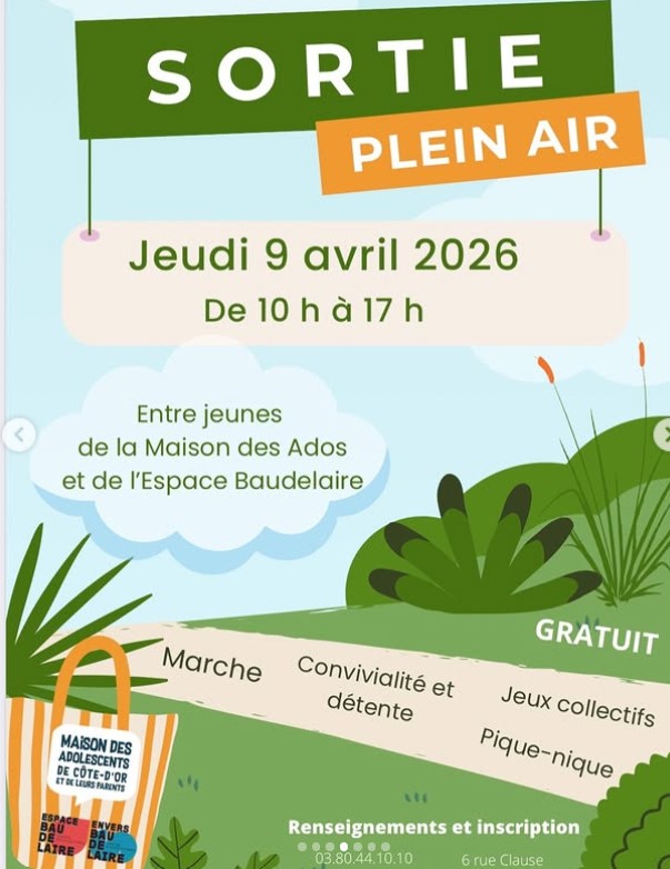 sortie plein air ados dijon