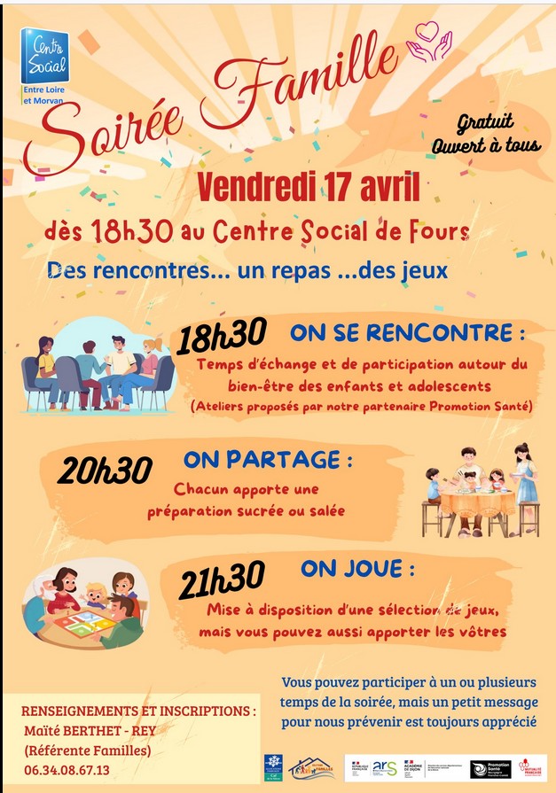 soirée famille fours
