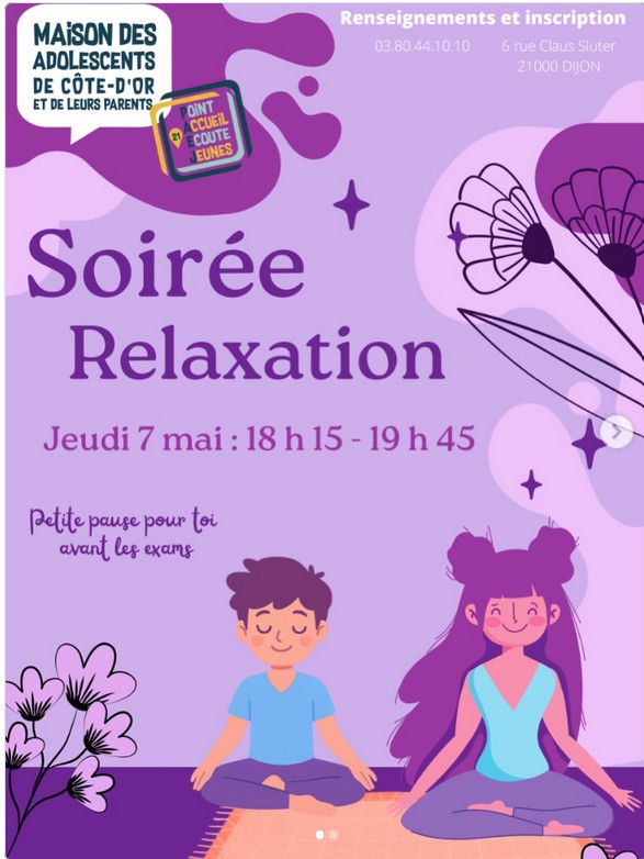 soirée relaxation ados 71