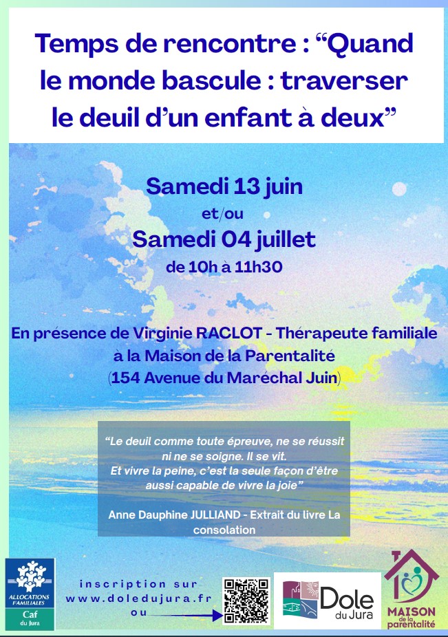 rencontre autour du deuil d'un enfant à Dole