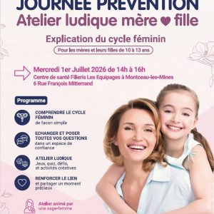 atelier mère fille sur le cycle féminin