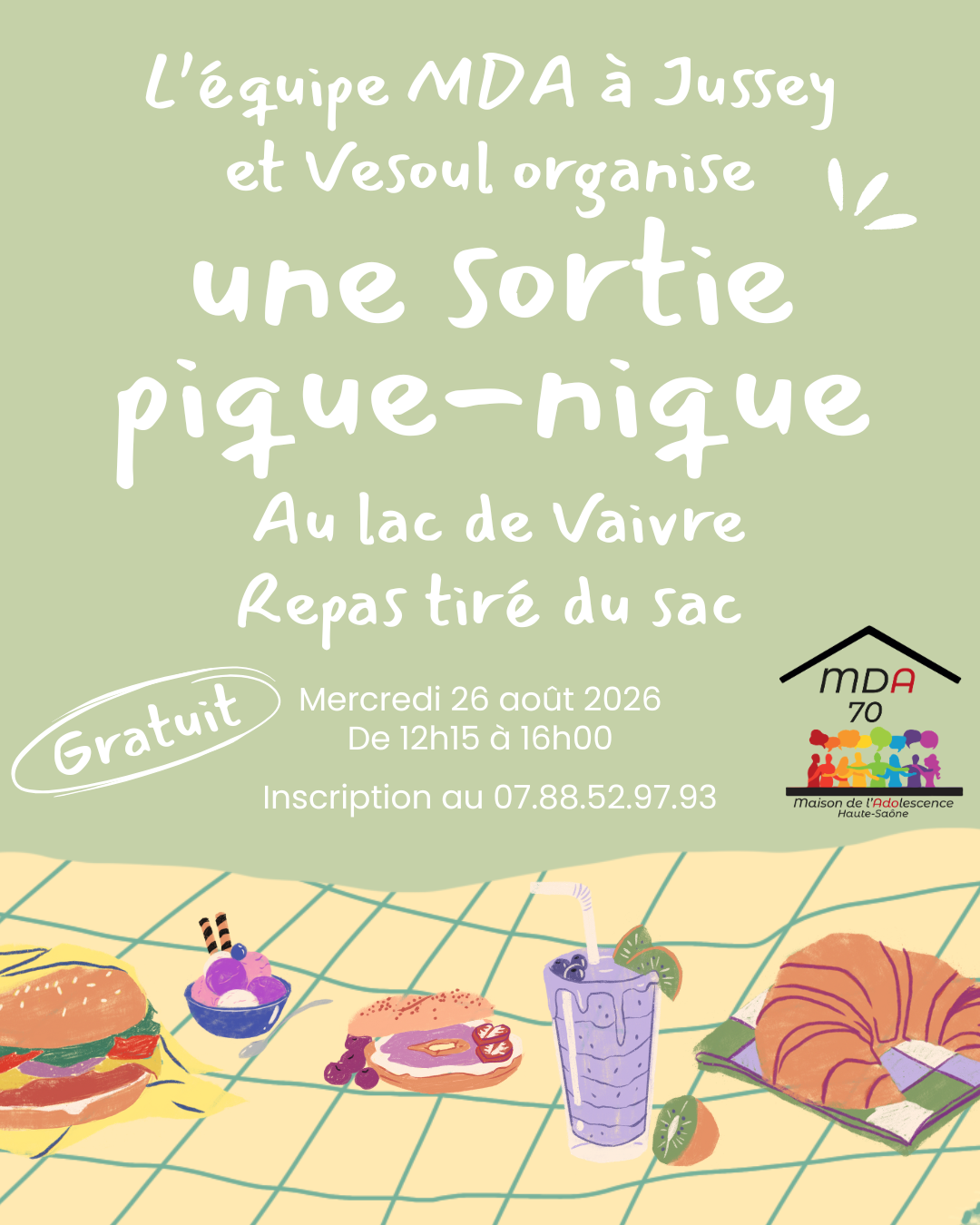sortie pique nique ados