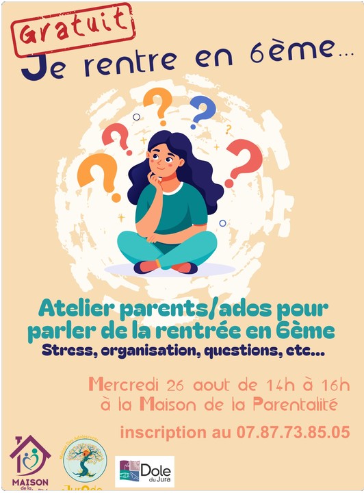 Atelier entrée en 6e parents ados
