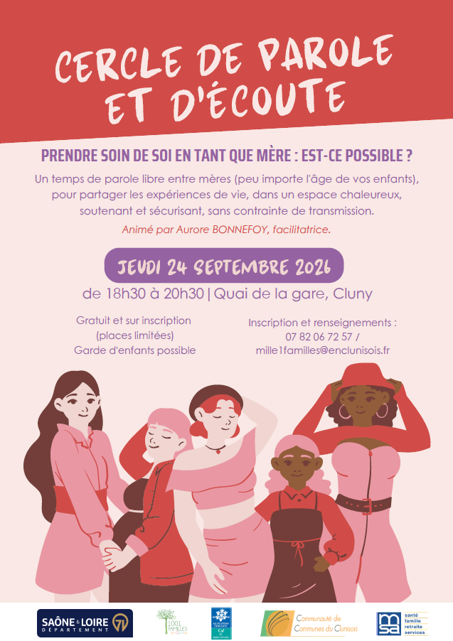 cercle d'ecoute et de parole pour mères