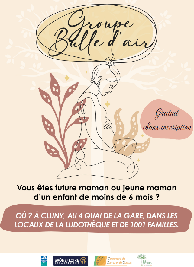 groupe bulle d'air pour futures et jeunes mamans cluny