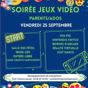 soirée jeux vidéo parents ados