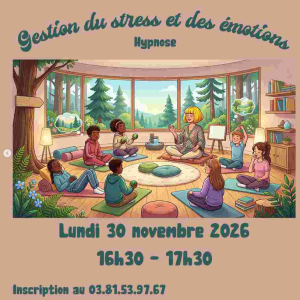 atelier stress émotions ados hypnose