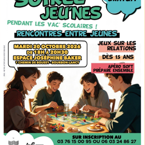 soirée jeunes bourbon lancy