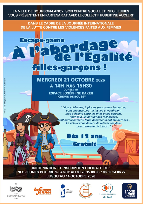 escape game égalité filles garçons